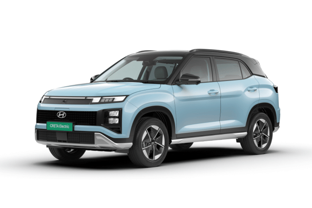 Hyundai Creta Electric Abyss Black / Ocean Blue (dual Tone) Color Image